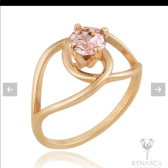 SWAROVSKI LONELY INFINITEVINTAGE ROSE GOLD PLATED - Picture 1 of 9